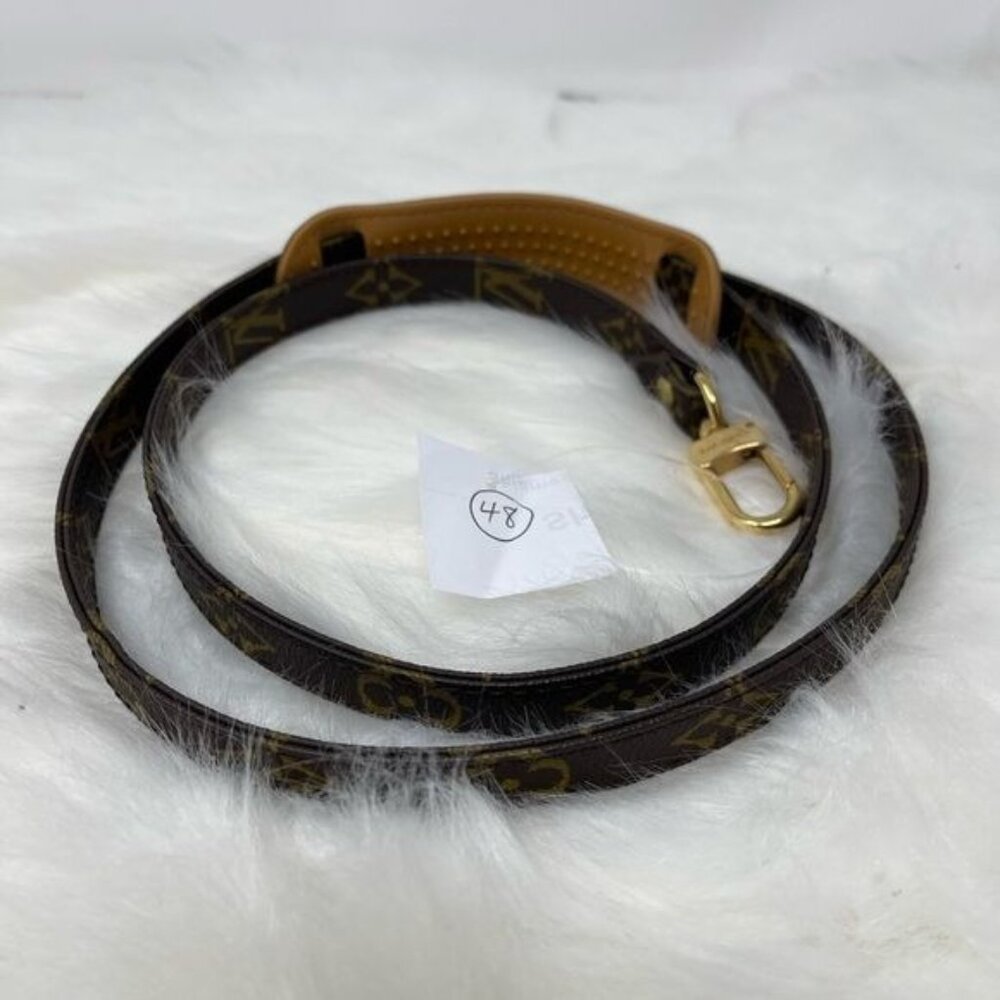 368 Pre Owned Authentic Louis Vuitton Monogram Brown Bag Strap 46"
